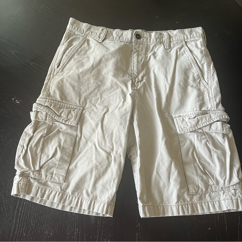 Amplify Men's Casual Cargo Shorts - khaki tan